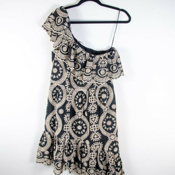 Love Shack Fancy Black 'Pamela' Cotton Dre… - Picture 4 of 5